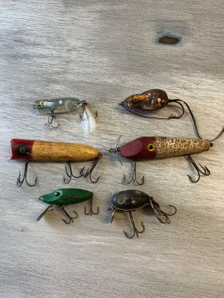 Vintage Fishing Lures “lot Of 6”