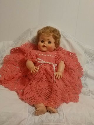 Vintage Madame Alexander Vinyl Doll " Kathy " Pre - Owned.  22 1/2 "