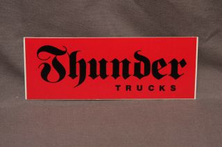 Vtg Nos Thunder Trucks Sticker Skateboard 80 