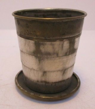 Brass Antique Collapsible Drinking Cup