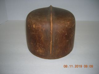 Vintage Wooden Millinery Hat Making Mold Block