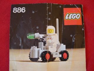 Lego Space 886 Space Buggy 100 Complete Vintage Set 1979 - See My Items (no2)