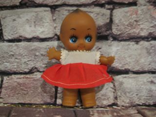 Vintage Black African American Kewpie Doll Aa 4.  25 "