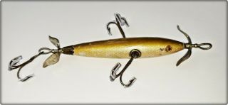 South Bend 913 Panetella Minnow Lure In Scale Finish Red Blend 1920s