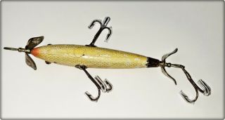 South Bend 913 Panetella Minnow Lure In Scale Finish Red Blend 1920s 3
