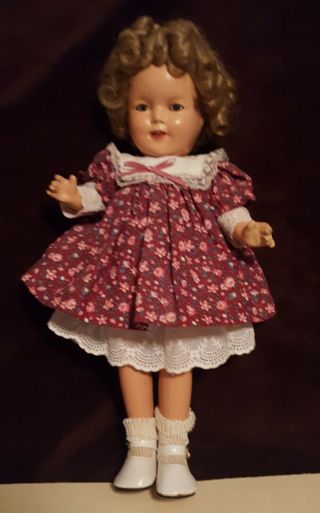 Vintage Shirley Temple Ideal Doll 14 "