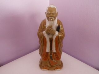 Fabulous Vintage Chinese Pottery Mudman Buddha Figure 17 Cms Tall