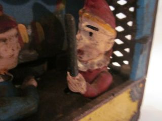 Antique punch and Judy cast iron mechanical bank 1890 ' s Shepard Hardware Co. 8
