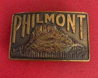 Vintage Philmont Scout Ranch Brass Belt Buckle,  Boy Scout Collectible