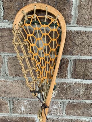 Vintage Patterson 25” Wood Lacrosse Stick Tuscarora Nation Antique Indian Made