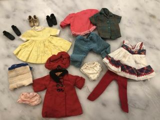 Vintage Betsy Mccall Doll Clothing Dresses Jacket Shoes Tights