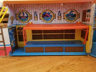 Vintage 1974 BARBIE DREAM BOAT MATTEL Playset Ship Fold and Go See Pictures 5