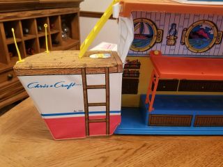 Vintage 1974 BARBIE DREAM BOAT MATTEL Playset Ship Fold and Go See Pictures 6