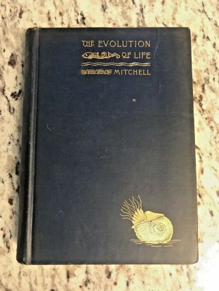 1891 Antique Science Book " The Evolution Of Life "