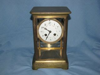 Antique Tiffany & Co.  French Crystal Regulator Clock