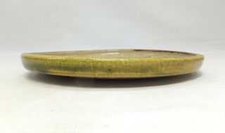 A790: Popular Japanese old ORIBE pottery ware plate called ANDON - ZARA 7