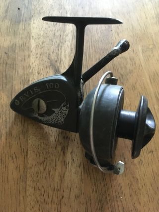 Antique Vintage Orvis • 100 A Lite - Medium Action Spinning Reel.  Made In Italy.