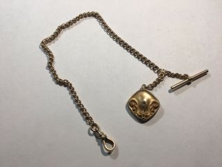 Antique Pocket Watch Chain Fob Gold Filled Lot2