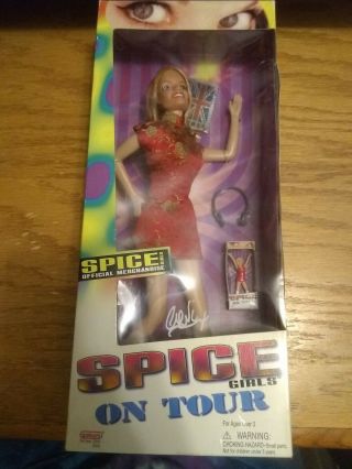 Nib Vintage Spice Girls On Tour,  Ginger Geri Halliwell Doll 1998