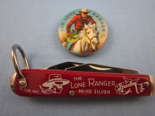 L@@k " The Lone Ranger " - Pocket Knife & Vintage 1950 