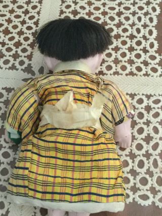 Antique Japanese Ichimatsu Gofun baby boy doll Ca 1900s 3