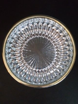 Vintage BLEIKRISTALL LEAD CRYSTAL Bowl - Stamped Made in England,  Thick/Heavy 3