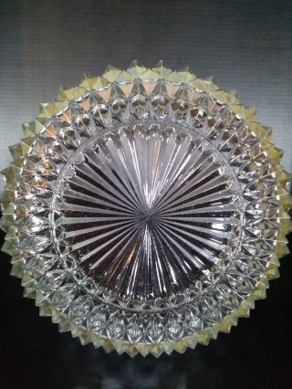 Vintage BLEIKRISTALL LEAD CRYSTAL Bowl - Stamped Made in England,  Thick/Heavy 7