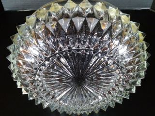 Vintage BLEIKRISTALL LEAD CRYSTAL Bowl - Stamped Made in England,  Thick/Heavy 8