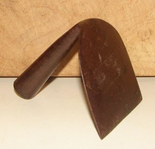Antique Blacksmith Hand Forged Wrought Iron Dough Scraper