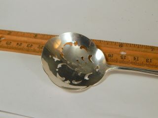Vintage Gorham Sterling Silver Pierced Bon Bon Nut Spoon GREENBRIER Pattern 1938 4