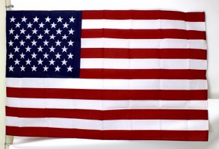 U.  S.  American US USA Flag - 2 1/2 ' x 4 ' (Made in the USA) Poly / Cotton Blend 4