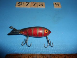 S9775 H Vintage Wooden Bomber Fishing Lure