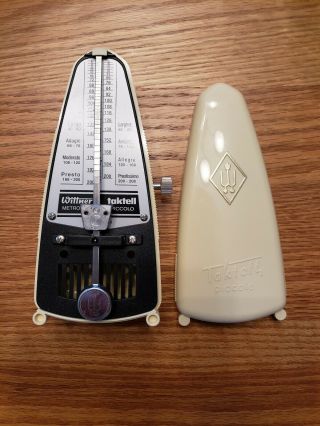 Vintage Wittner Taktell Piccolo Metronome,  Ivory Shell