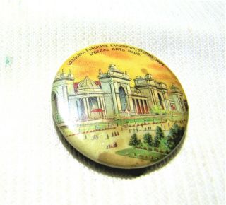 1904 St.  Louis Worlds Fair - - Souvenir Liberal Arts Building Pin