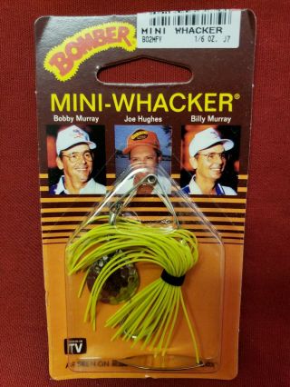 Vintage Pradco Bomber Mini - Whacker Fishing Lure Pro Quality 1/6oz B02mfy