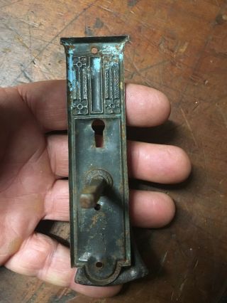 Antique Wardrobe keyhole latches/Door Victorian,  Art Deco Pulls 100 2