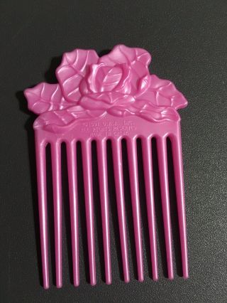 Coleco Cabbage Patch Kids Accessory – Pink Comb (Pretty Crimp n Curl 1991 ID OQ) 2