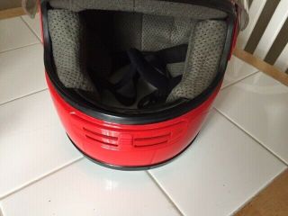 Shoei RF - 200 Motorcycle Helmet,  Bright red (Size M 7 1/8 - 7 1/4) 2