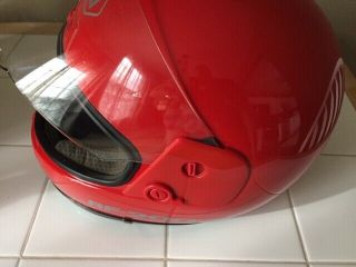 Shoei RF - 200 Motorcycle Helmet,  Bright red (Size M 7 1/8 - 7 1/4) 3