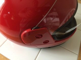 Shoei RF - 200 Motorcycle Helmet,  Bright red (Size M 7 1/8 - 7 1/4) 5