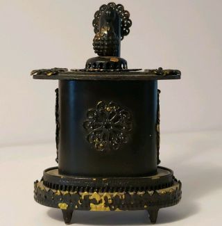 Dollhouse Miniature Vintage Artisan Blauer? Wood & Painted Brass Victorian Stove