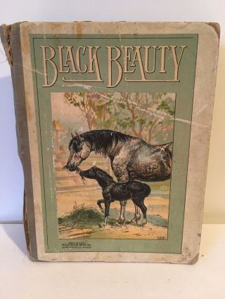 Antique Black Beauty Book By Ann Sewell Illustrated Published By Mcloughlin Bros