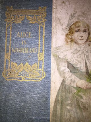 Alice In Wonderland Antique Old Book Alice 
