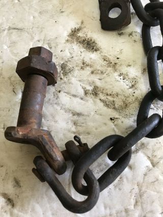 Ford 8N 9N 2N 3 Point Hitch Sway Chains & Brackets Antique Tractor 5