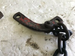 Ford 8N 9N 2N 3 Point Hitch Sway Chains & Brackets Antique Tractor 8