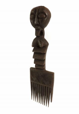 Kuba Figural Comb Congo African Art Was $35.  00