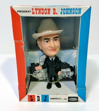 Lyndon B Johnson Remco Figure Vinyl 1964