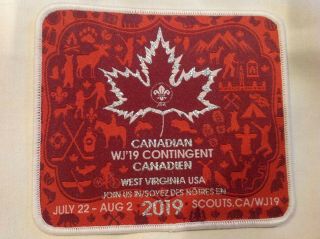 2019 World Scout Jamboree Canadian Contingent Patch Rare