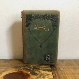 Lucile By Owen Meredith 1892 Antique Cover