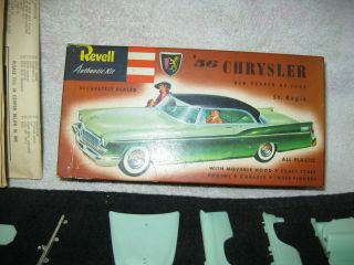 Vintage Revell 1956 Chrysler Yorker Delux 1/32 Scale Unbuilt H - 1201 - 6